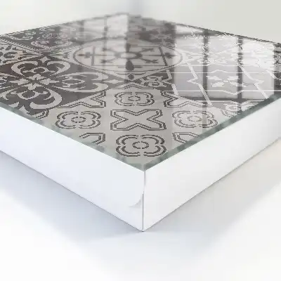 Kulcstároló doboz Szürke tónusú minták mozaikja