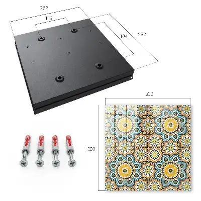 Kulcsdoboz Geometrikus mozaik mintákkal
