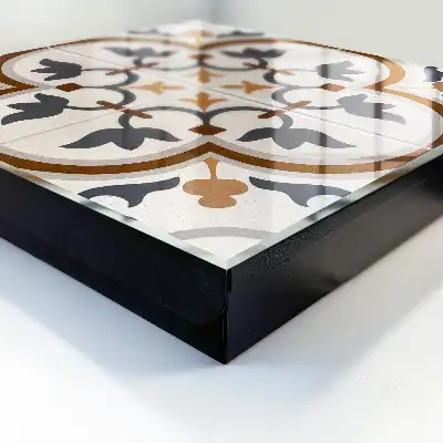 Kulcsdoboz Bézs és szürke geometrikus eleganciája