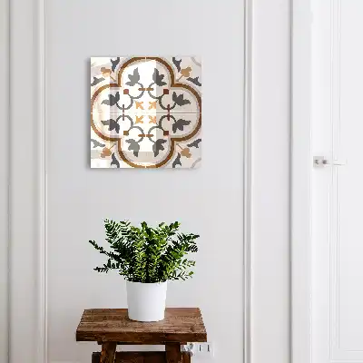 Kulcsdoboz Bézs és szürke geometrikus eleganciája