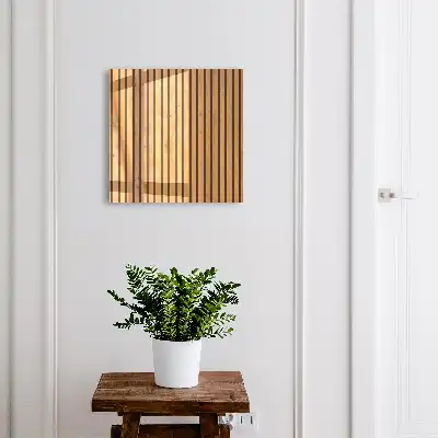 Kulcstartó szekrény Természetes mintázatú fa fal