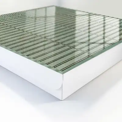Kulcstartó szekrény falra Zöld mintás csempe design
