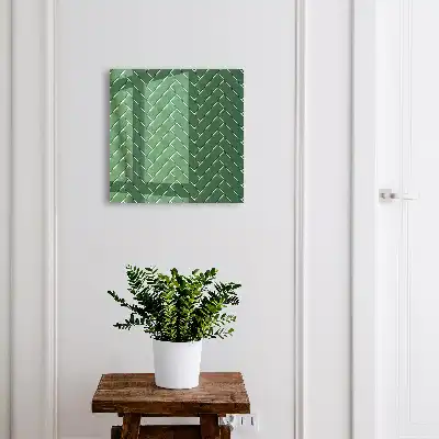 Kulcstároló szekrény Az elegancia tereinek zöld halszálkája