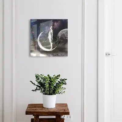 Kulcstároló szekrény Kozmikus fantázia csillagos égbolttal