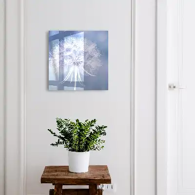 Kulcstároló doboz Egy finom pitypang kék árnyalatokban