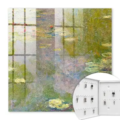 Kulcsdoboz Claude Monet tündérrózsák festői