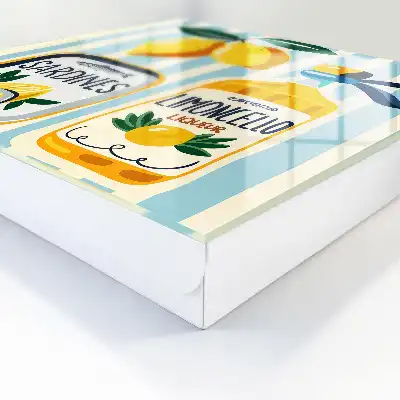 Kulcstároló szekrény Olasz szardínia-citrom motívumok