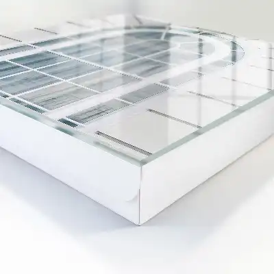 Kulcsdoboz Klasszikus elegancia fehér keretekkel