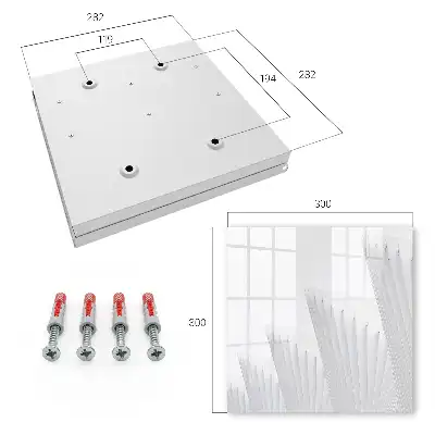 Kulcstároló szekrény Minimalista kompozíció absztrakt építészete