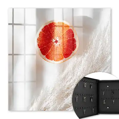 Kulcstartó szekrény falra Vörös grapefruit és bohém fű krém