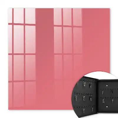 Kulcstartó szekrény falra Lazac színű harmónia egyszerűsége