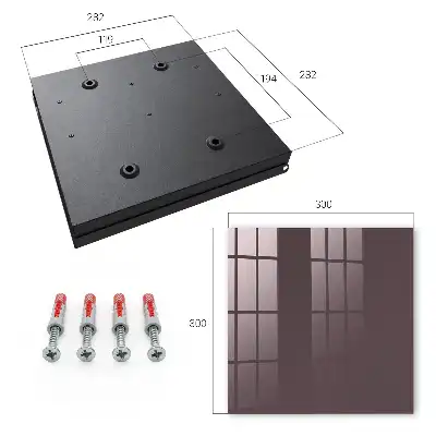 Kulcsdoboz Szürke színű geometriai minimalizmus