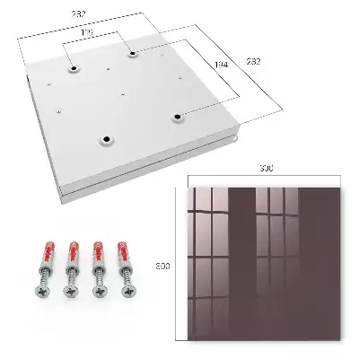 Kulcsdoboz Szürke színű geometriai minimalizmus