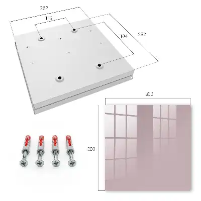 Kulcsdoboz Pasztell lila finom minimalista
