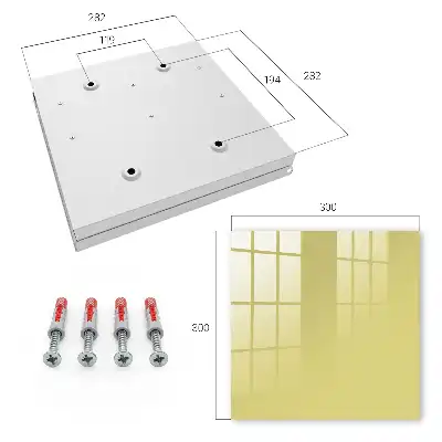 Kulcstároló doboz Könnyű mustár a minimalistáknak