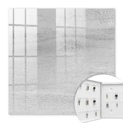 Kulcstartó szekrény Fa minták minimalistáknak