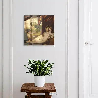 Kulcstároló doboz Tiziano Vénusz és a lantjátékos, Angyalnők