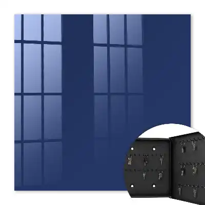 Kulcstároló doboz Élénk sötétkék minimalista stílus