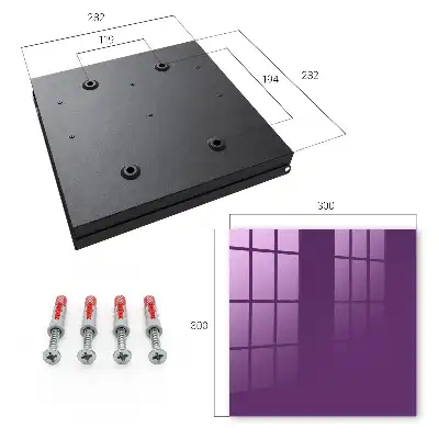Kulcstároló szekrény Erős lila minimalista modern