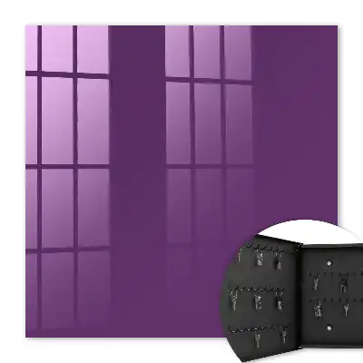 Kulcstároló szekrény Erős lila minimalista modern