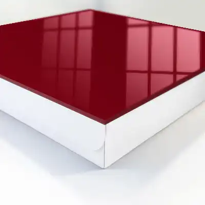 Kulcstartó szekrény Élénk bordó Elegáns Minimalista