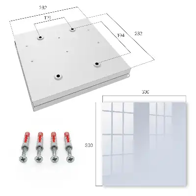 Kulcstároló doboz Szürkéskék minimalista stílus