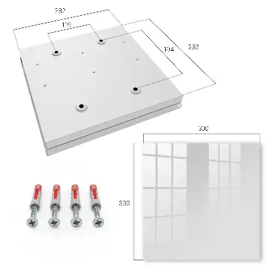 Kulcsdoboz Minimalista egyszínű háttér - szürke