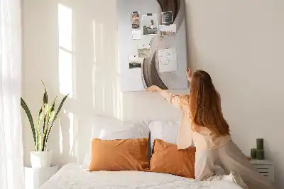 Absztrakt hullám mintás parafatábla