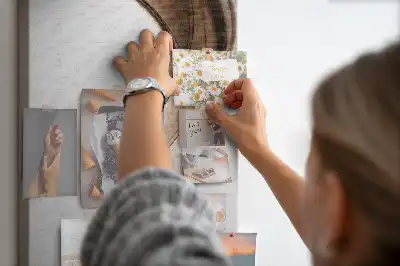 Absztrakt hullám mintás parafatábla