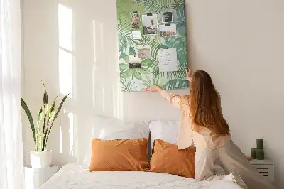 Erdei levelek akvarell parafatábla