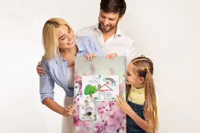 Nagy parafatábla Tavaszi virágok mintával