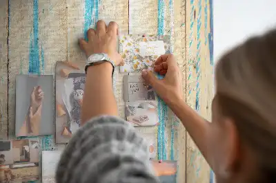 Nagy méretű parafatábla Történelmi fa mintával