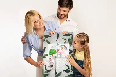 Parafatábla zöld levél díszítőelemmel