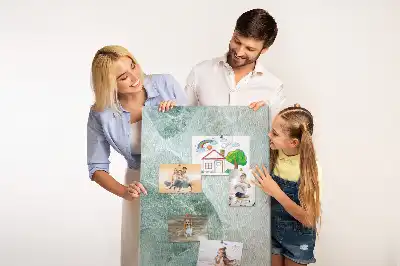 Színes parafatábla Márványtömb mintával