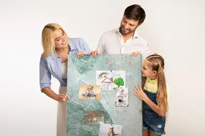 Színes parafatábla Márványtömb mintával