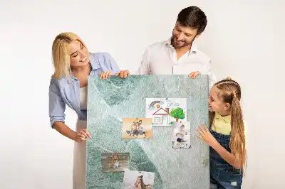 Színes parafatábla Márványtömb mintával