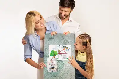 Színes parafatábla Márványtömb mintával