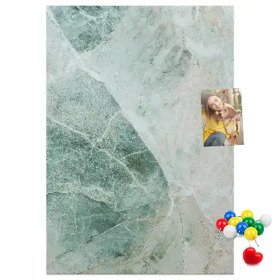 Színes parafatábla Márványtömb mintával