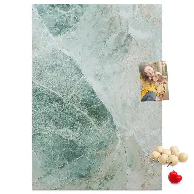 Színes parafatábla Márványtömb mintával