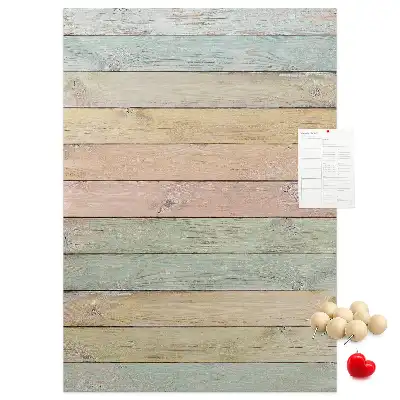 Pasztell színű parafábla