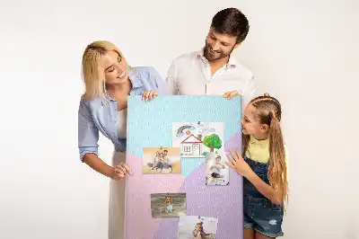 Pasztell mintás parafatábla