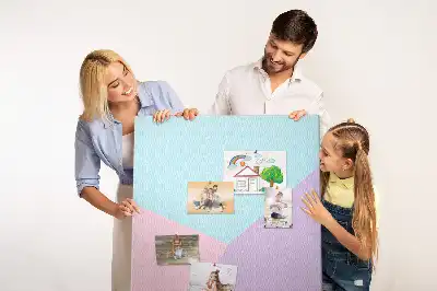 Pasztell mintás parafatábla