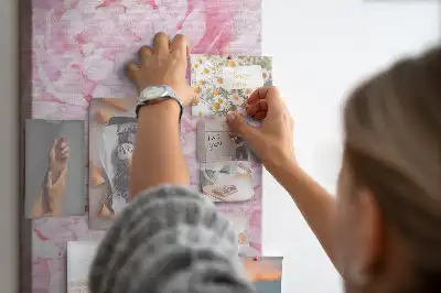 Nyári virágok parafatábla