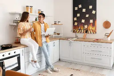 Színes Grill lángok parafatábla