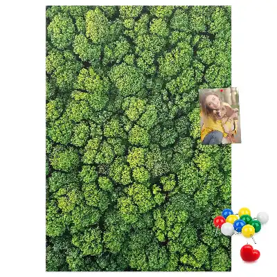 Nagy parafatábla fa erdei mintával