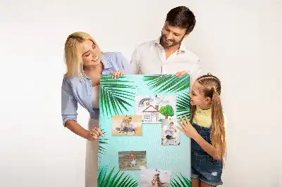 Parafatábla sűrű trópusi lombozat mintával
