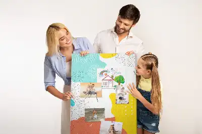 Doodle absztrakció parafatábla