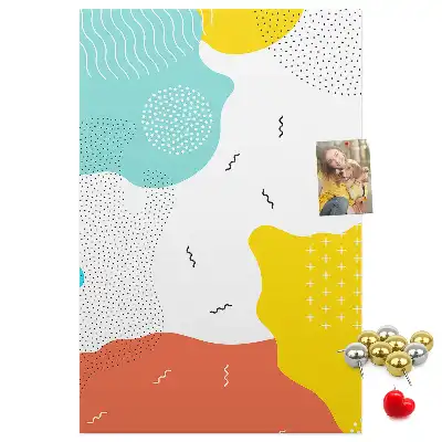 Doodle absztrakció parafatábla