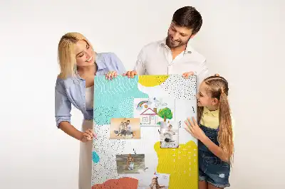 Doodle absztrakció parafatábla