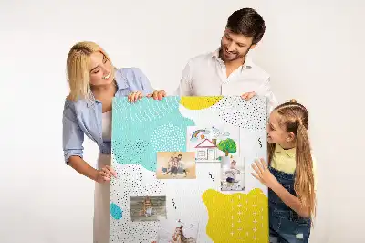 Doodle absztrakció parafatábla